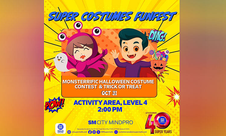SM City Mindpro invites SuperKids to Monsterrific Halloween celebration