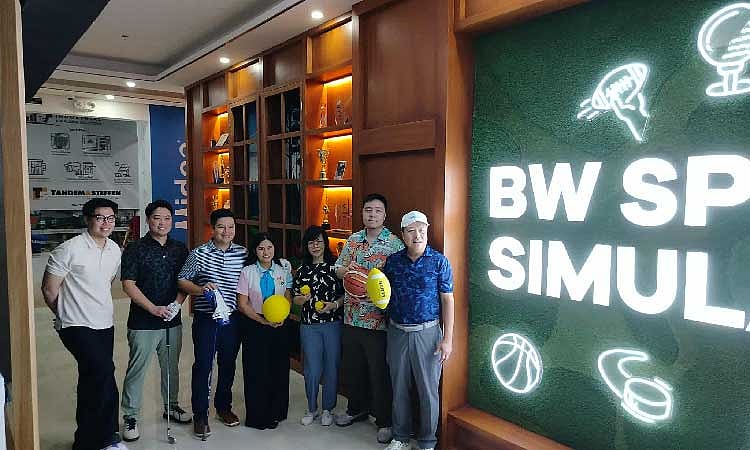 Best Western Plus Metro Clark Launches Its New BW Sports Simulator