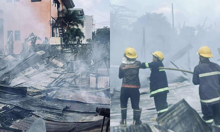 Fire Ravages Basak Neighborhood in Lapu-Lapu City: 8 Homes Destroyed in Early Morning Blaze
