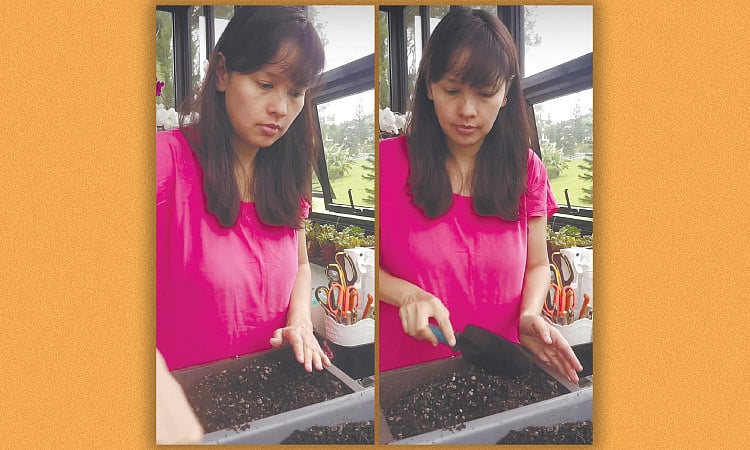 Neri Miranda Responds to Critics Over 'Haggard' Gardening Photo