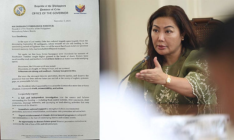 Cebu Governor Seeks Marcos Probe on Flooding Causes After Typhoon Tino