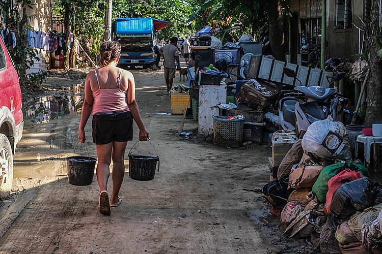 Pagkaguba sa Lusaran dam 
suplay sa tubig apektado