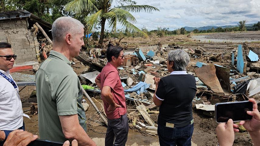President Marcos Inspects Typhoon Tino Damage in Negros Occidental