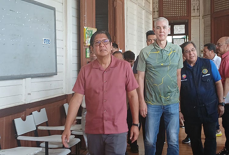 Marcos Inspects Typhoon-Hit Negros, Dismisses Budget Allegations