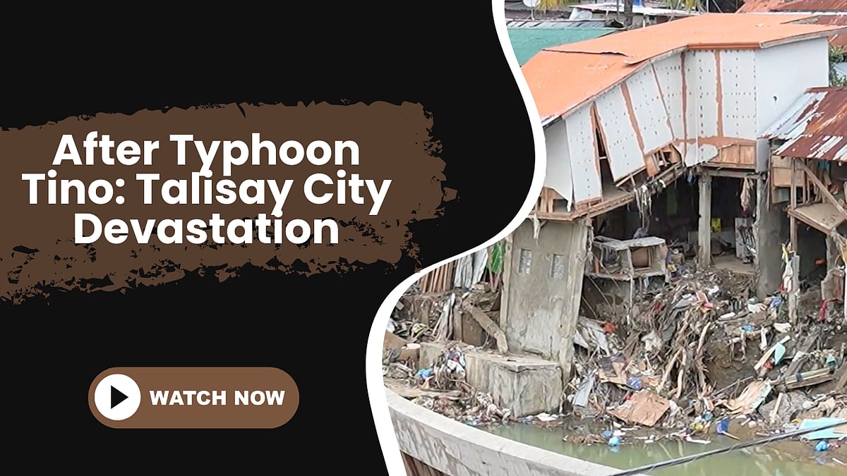 Talisay City Reels from Typhoon Tino's Wrath: Damage Assessment