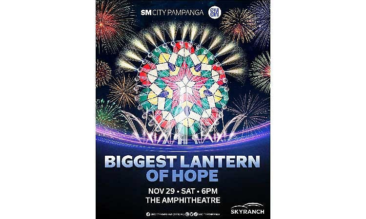 SM City Pampanga Lights Up Giant Lantern of Hope for Holidays