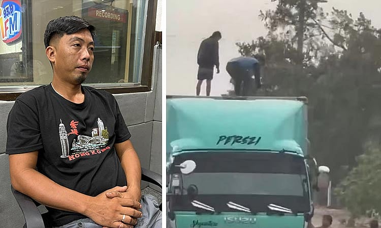 Family Survives Typhoon Tino Flooding Using Buckets as Life Vests