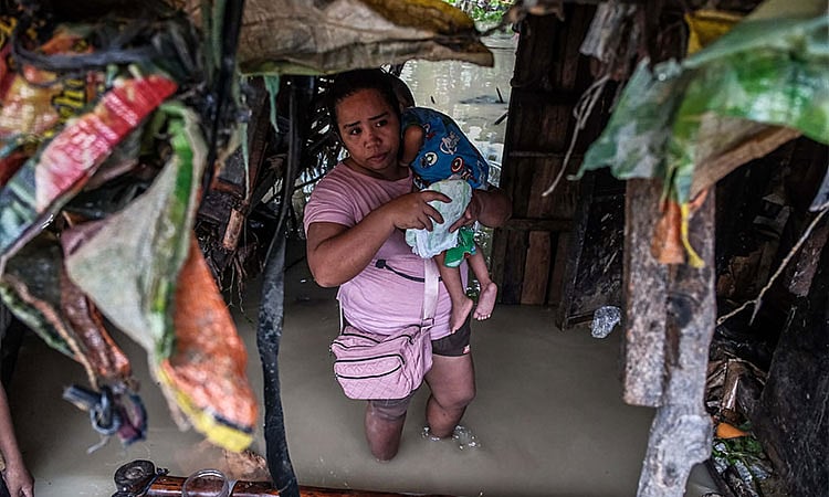 Tropical Depression Verbena Floods Cebu Towns, Governor Assesses Damage