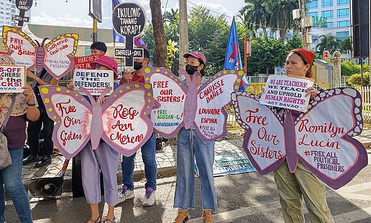 Davao Women Protest P118.5B Flood Control Corruption on IDEVAW