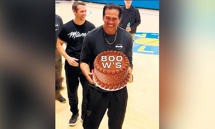 Erik Spoelstra Reaches 800 Wins as Miami Heat Edge Bucks 106-103