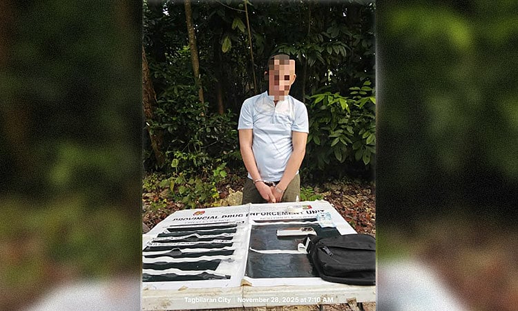 Bohol Police Nab High-Value Drug Suspect with P377K Shabu