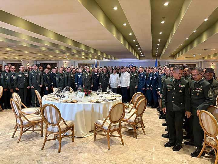 President Marcos Urges AFP Unity Against Fake News in Malacañang Address