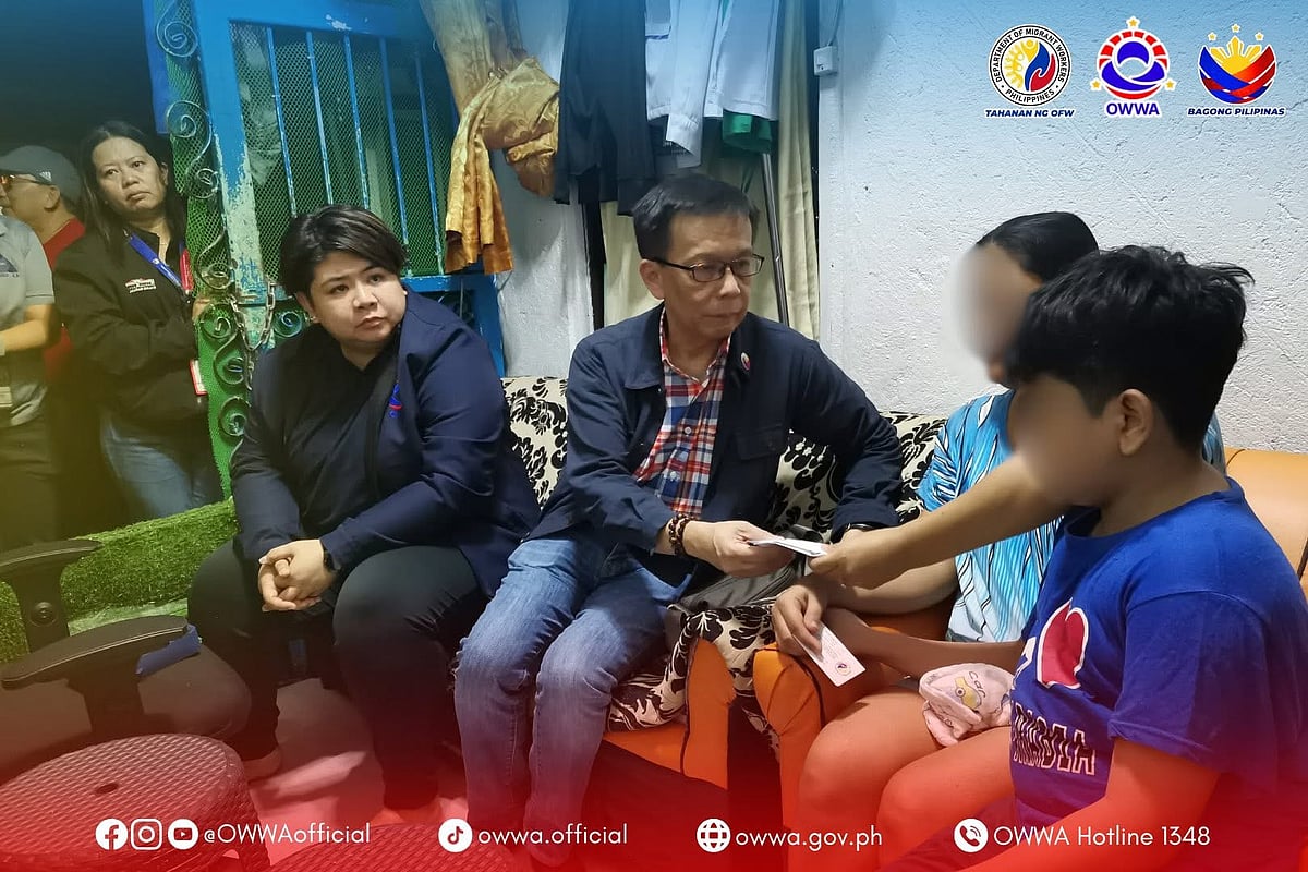 DMW, OWWA Aid Family of OFW Hero Killed in Hong Kong Fire