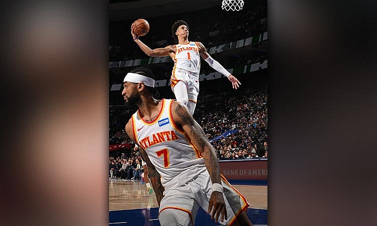 Jalen Johnson's 41-Point Heroics Lift Hawks to Double OT Win vs 76ers