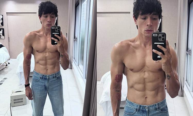 Jake Cuenca's Shirtless Selfies Showcase Toned Physique, Inspire Fans