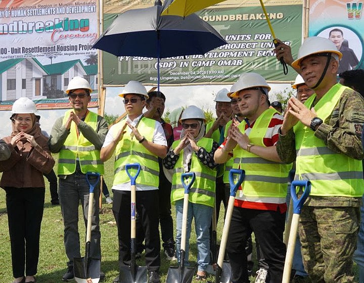 100 New Homes Start for Ex-MILF Fighters in Maguindanao del Sur