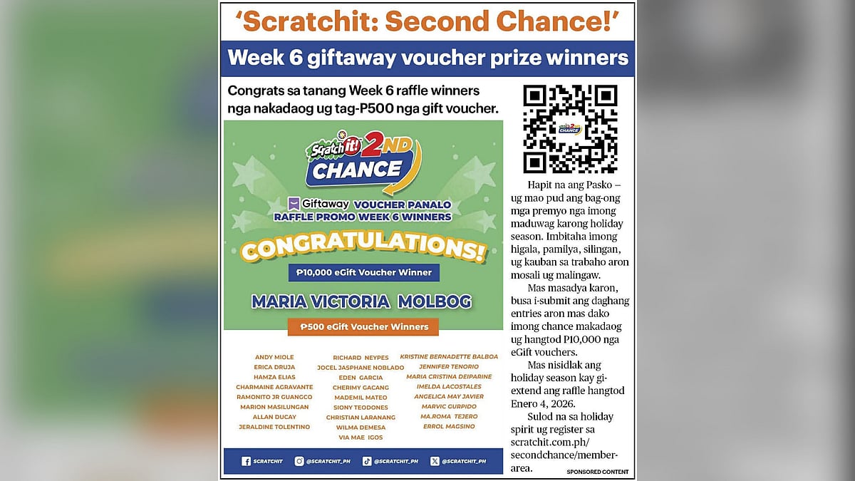 Week 6 Raffle Winners Announced: Holiday Prizes Extended to January 2026
