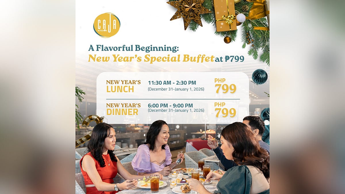 Cebu's Caja Kitchen Offers P799 New Year's Buffet for 2026 Celebration