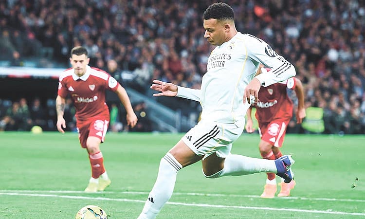 Mbappe's 59th Goal Seals Controversial Real Madrid Win Over Sevilla