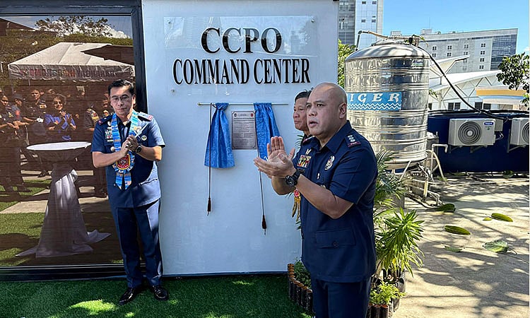 Command center sa CCPO gibuksan na