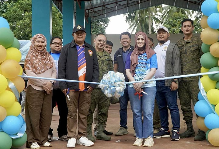 Army's 1103rd Brigade Joins Project Reham Caravan, Unveils Center in Sulu