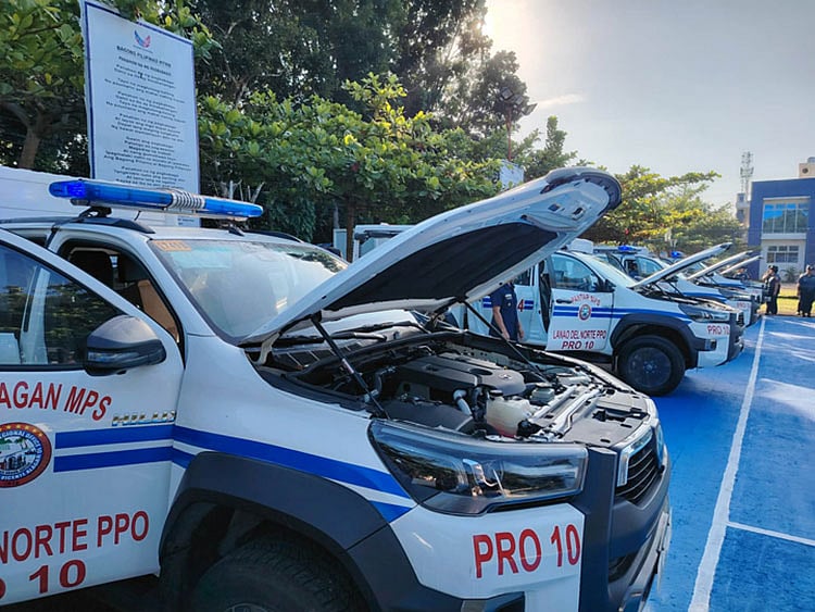 Lanao del Norte Police Boost Patrol Fleet with 4 New Vehicles