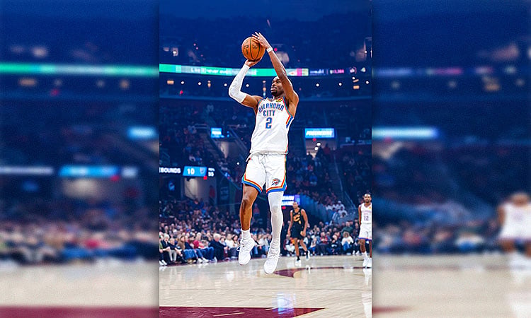 Thunder's Record Three-Point Barrage Powers Blowout Win Over Cavaliers
