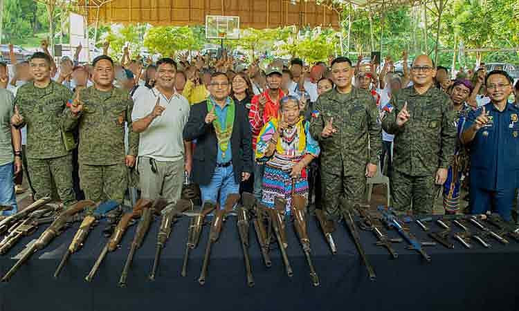 92 Former Rebels in Davao Region Embrace Peace in Mass Surrender Ceremony