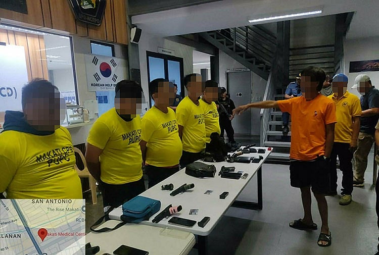 Six Manila Police Officers Arrested for Armed Robbery in Makati City