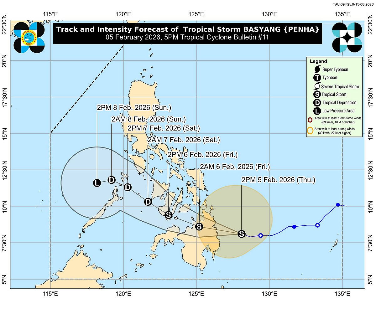 DSWD Western Visayas Activates Blue Alert for Tropical Storm Basyang