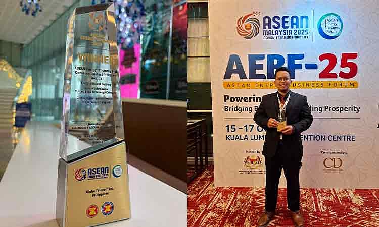 Globe wins prestigious Asean Energy Award for decarbonization initiative