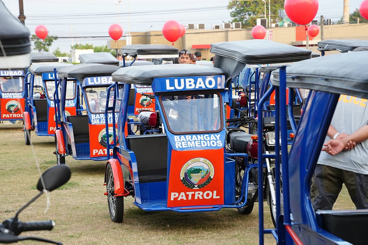 Tricyle Sample Capitol allots P23M for brgy patrol trikes