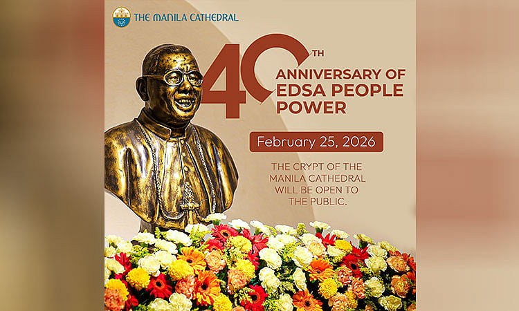 Manila Cathedral Opens Cardinal Sin's Crypt for Edsa Revolution 40th Anniversary