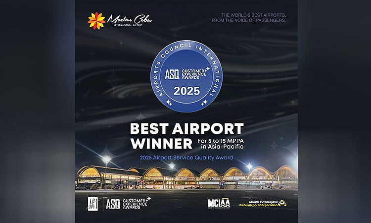 Mactan-Cebu Airport Wins Top Asia-Pacific Award for Second Year
