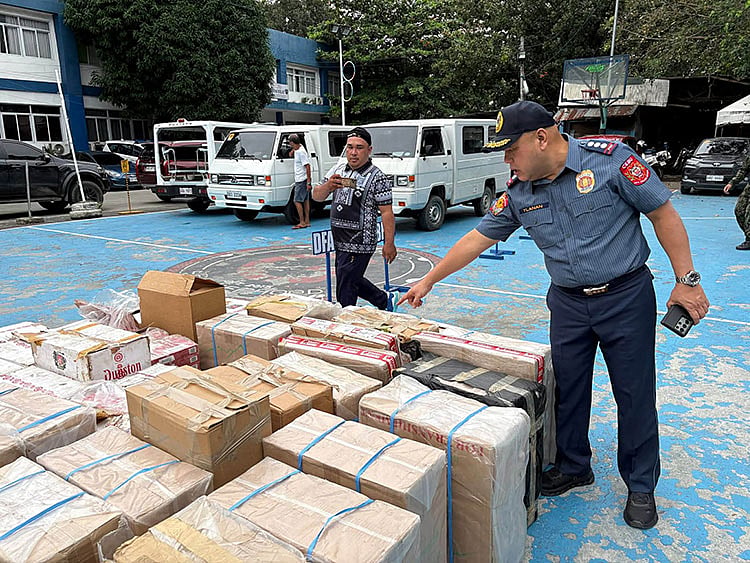 Central Visayas Police Seize Over P170M in Smuggled Cigarettes in 2026 Crackdown
