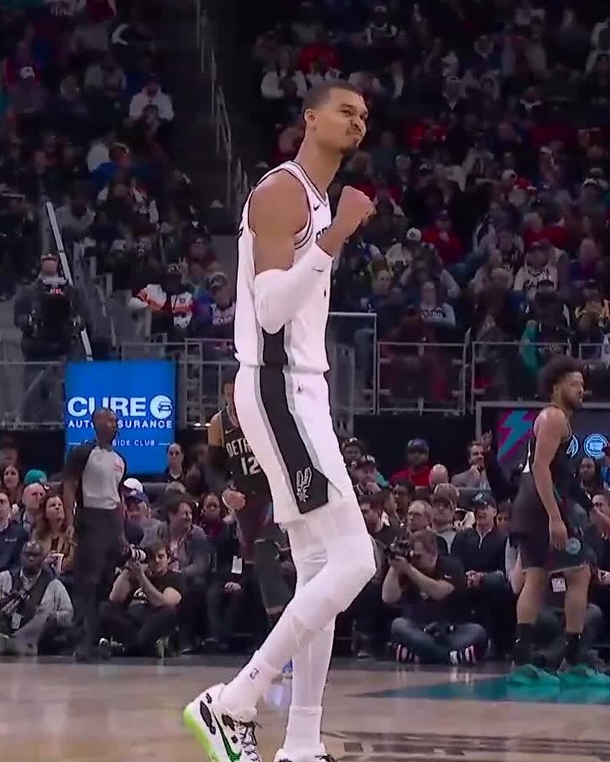 Victor Wembanyama Dominates with 38 Points, Spurs Crush Pistons in NBA Showdown
