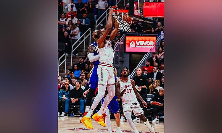 LeBron James and Luka Doncic Combine for 70 Points in Lakers' Victory Over Rockets
