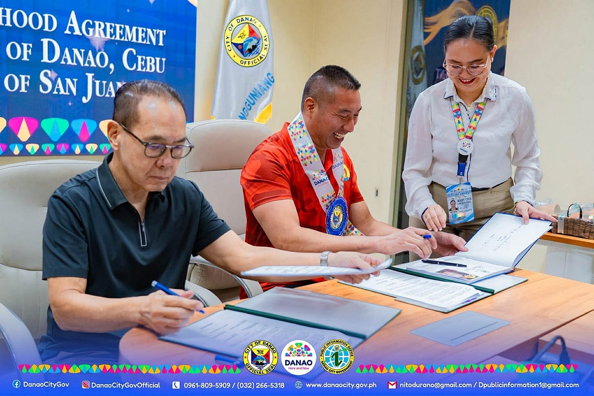 Danao and San Juan Cities Forge Sisterhood Pact to Boost Development