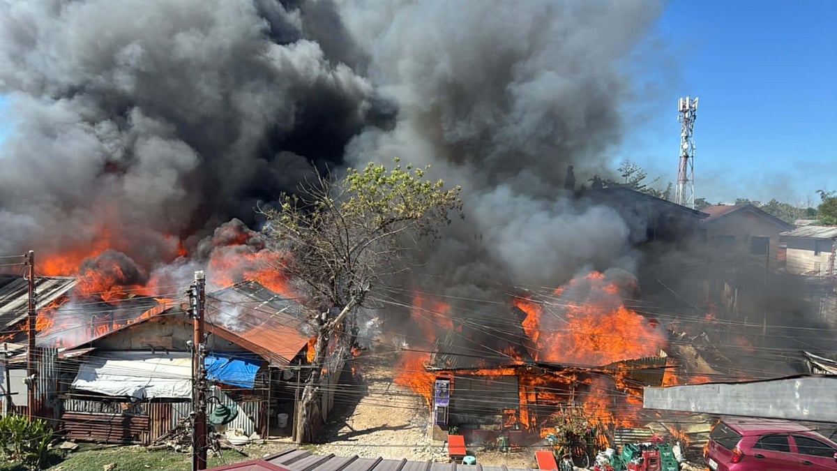 P1.1M ang danyos sa sunog sa Brgy. Buaya