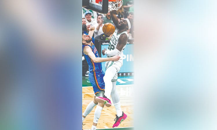 Thunder Gipakgang sa Celtics