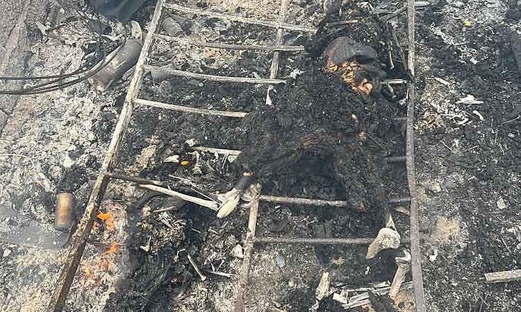 Iro niunong sa lola nga napaig sa sunog