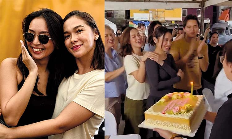 Kathryn gets early birthday surprise from Maja
