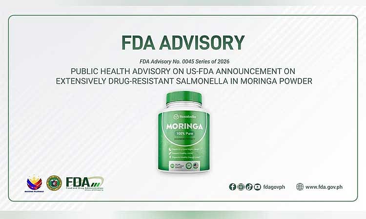 Pinoys told not to purchase salmonella-hit dietary supplement in US