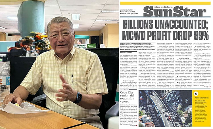 Seares: MCWD chief Almendras blames 'corruption, mismanagement' for water district's financial woes, not law-dictated autonomy.