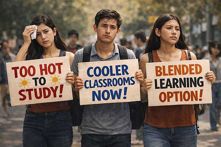 Students seek sched changes as summer heat intensifies