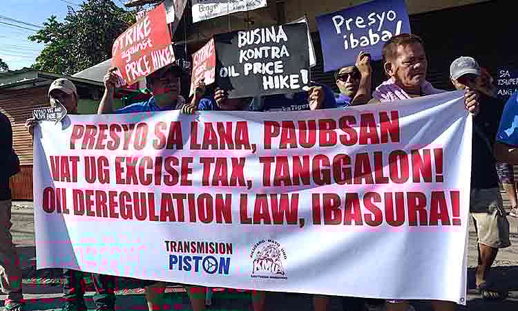 Dole rolls out Tupad aid for drivers hit by fuel hike