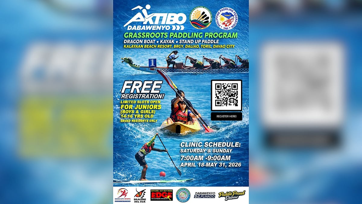 Free youth paddling clinics open in Davao