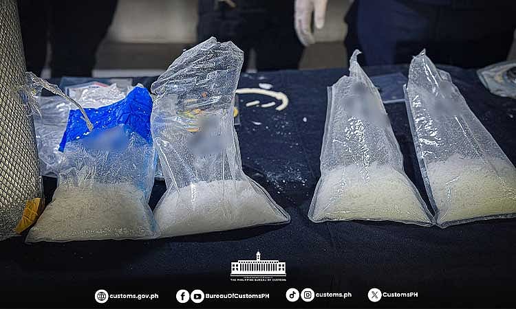 Clark Customs Seizes ₱34 Million in Shabu from International Parcels