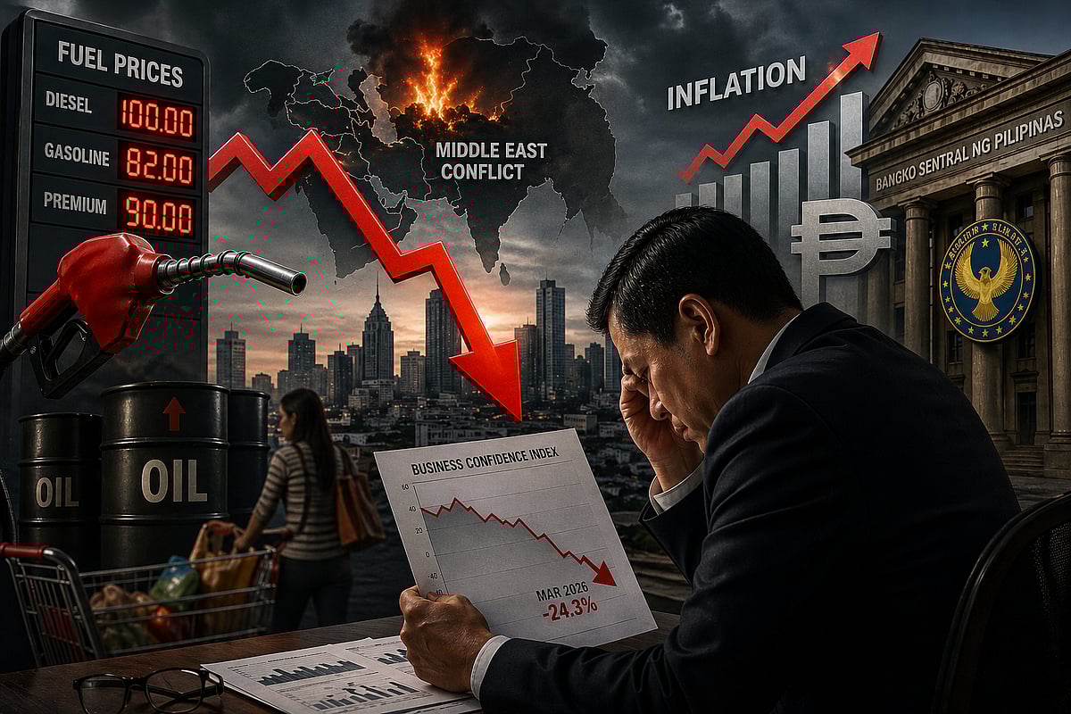 Business confidence falls in March — BSP