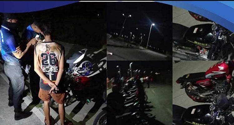 LTO-NIR disrupts drag race, 13 motorcycles impounded